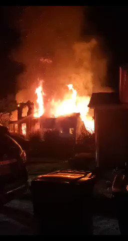 DeKalb Fire: 1 person is dead after an early morning house fire in the Berryhill subdivision in Lithonia. A neighbor provided this video showing the  flames