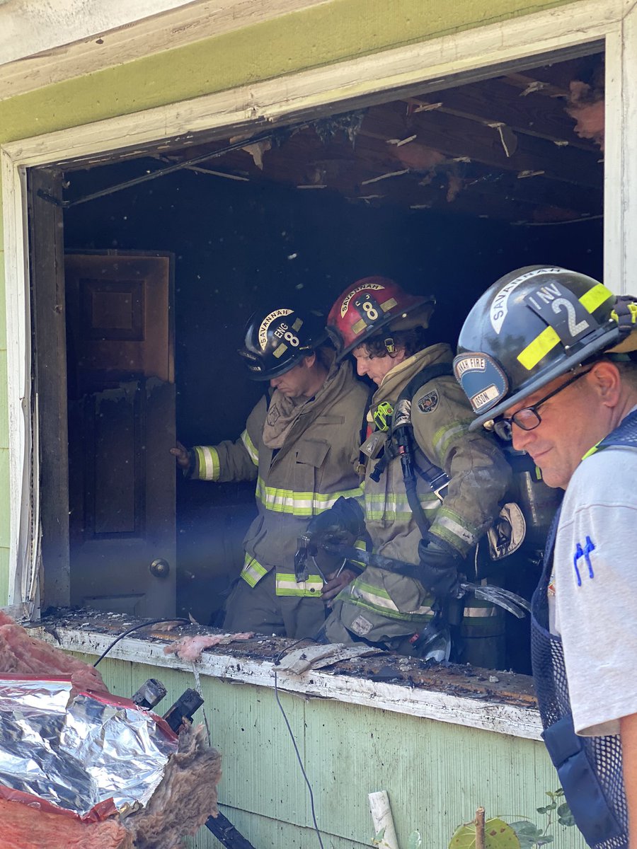 The Savannah Fire Department has extinguished a bedroom fire in the 2200 Block of Bacon Park Drive. No one was physically injured, but two elderly adults were displaced