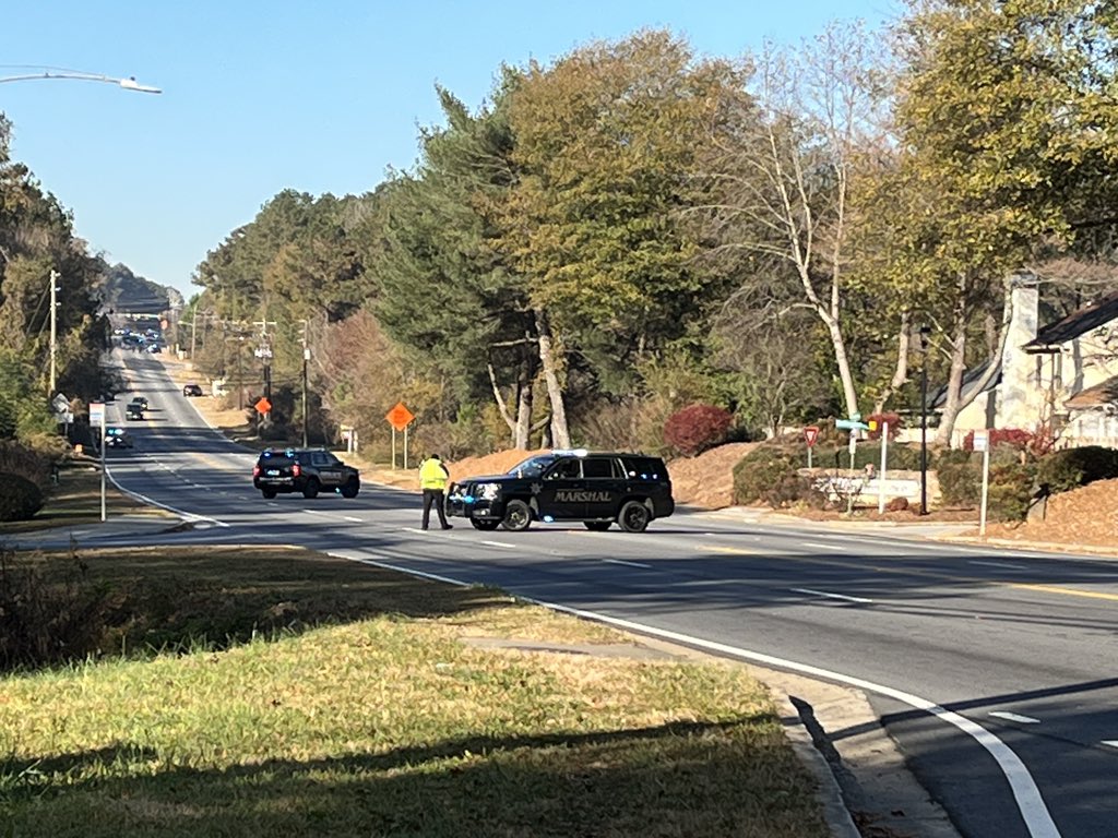 2 DeKalb County Sheriff investigators shot while serving warrant. Still searching for suspect and locking down area off Covington Hwy near Wellington Cove subdivision. Both officers taken to nearby hospital then to Grady