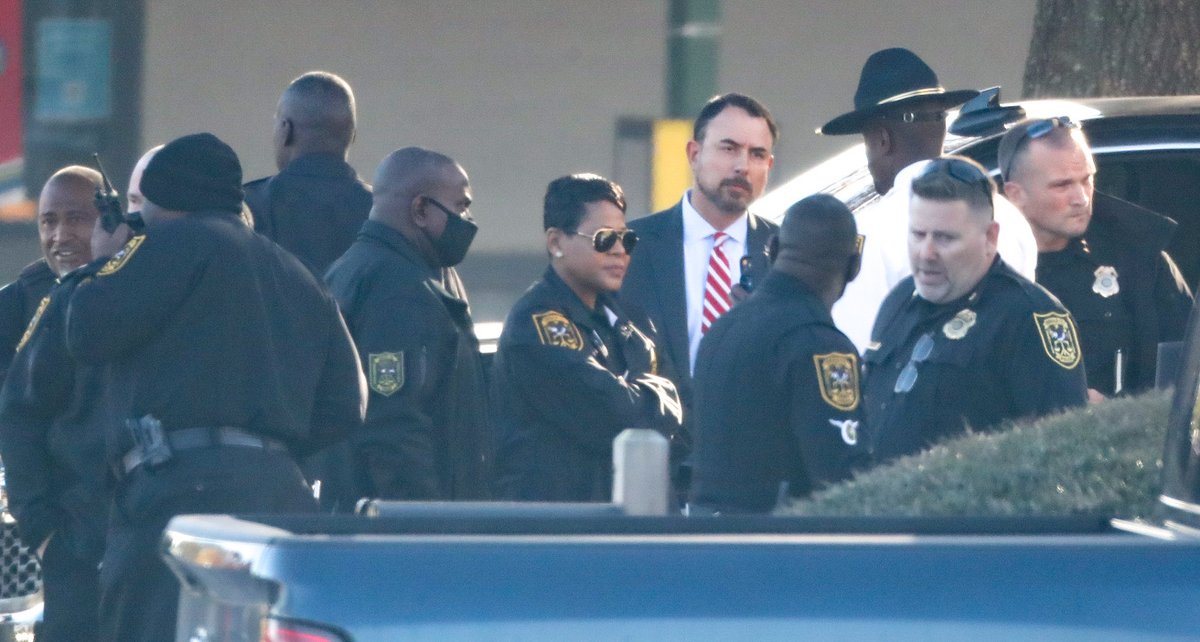 Authorities have shut down a major DeKalb County road as they pursue a suspect accused of shooting two sheriff's investigators on Wednesday morning. Both officers are expect to be okay 