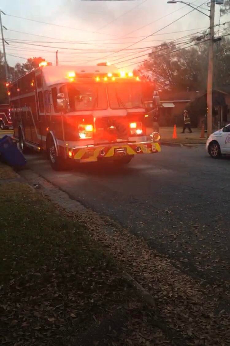 Columbus firefighters are on the scene of a house fire on Vera Drive