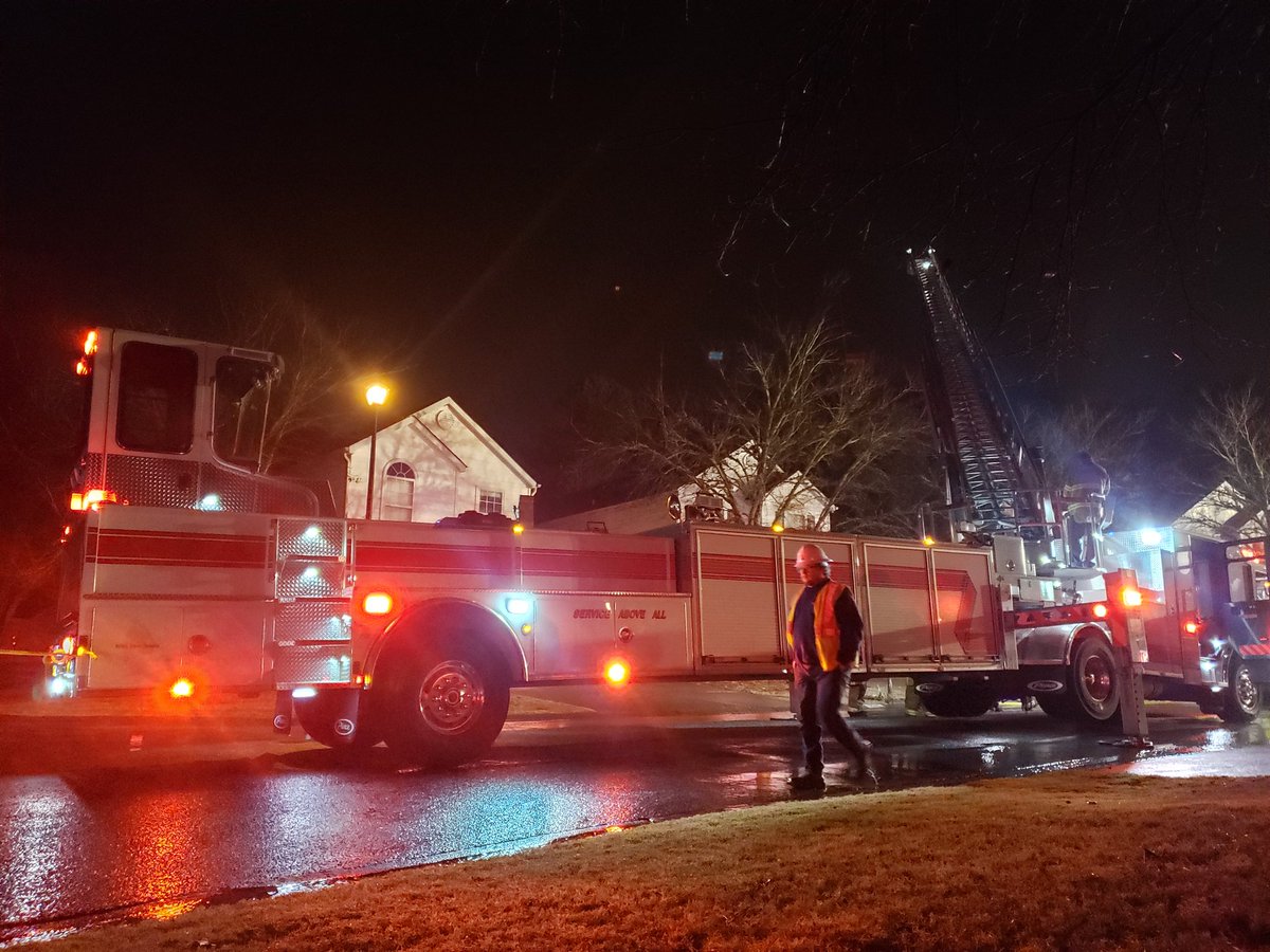 Large fire in the City of Milton destroys one home and significantly damages two more, massive response from both City of Milton FD and Alpharetta. No injuries reported at this time. 