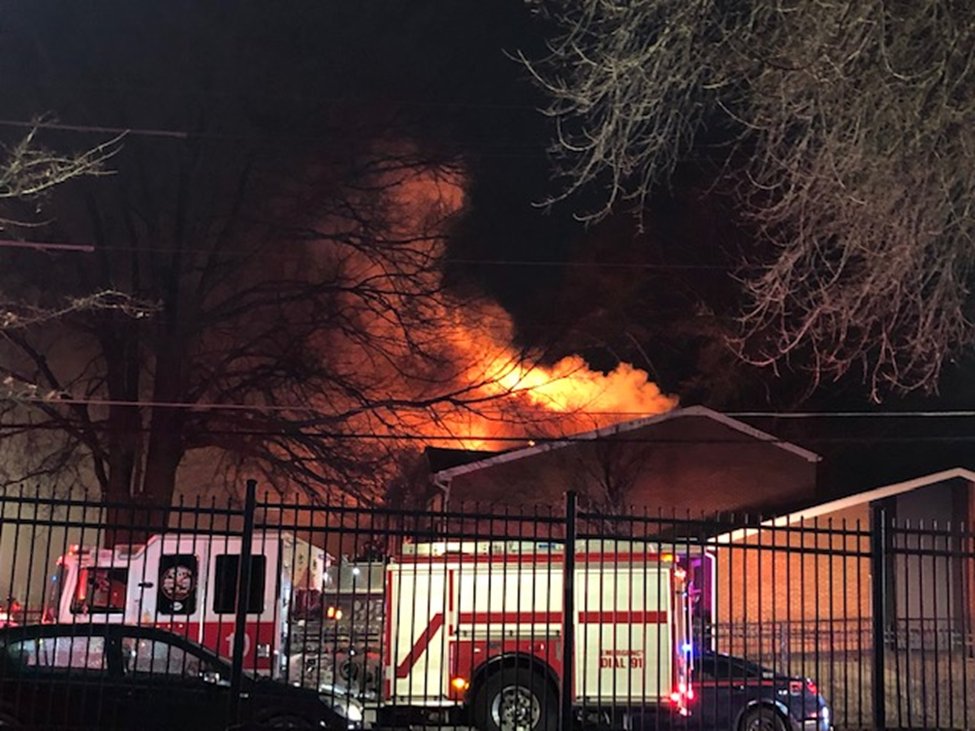 @ATLFireRescue responded to a two alarm fire early this morning on Richardson Street in SW Atlanta. Several units have been impacted and flames were shooting through the roof when firefighters got on scene.