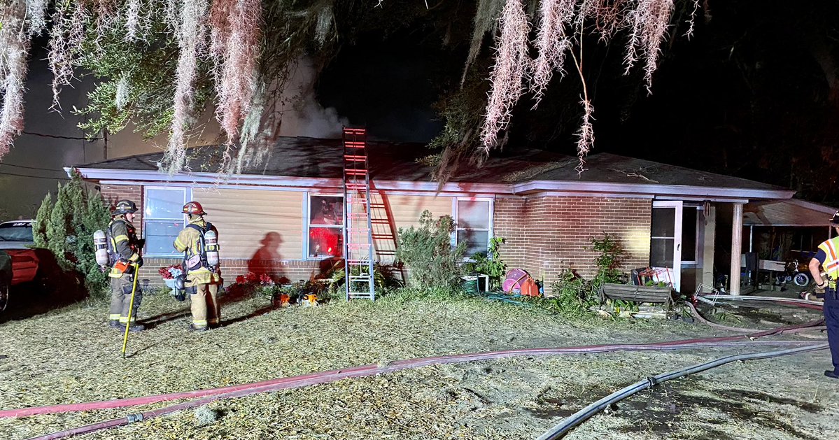 Savannah Fire extinguished an early morning blaze that consumed the back of a house in the 2100 Block of Gable Street in East Savannah