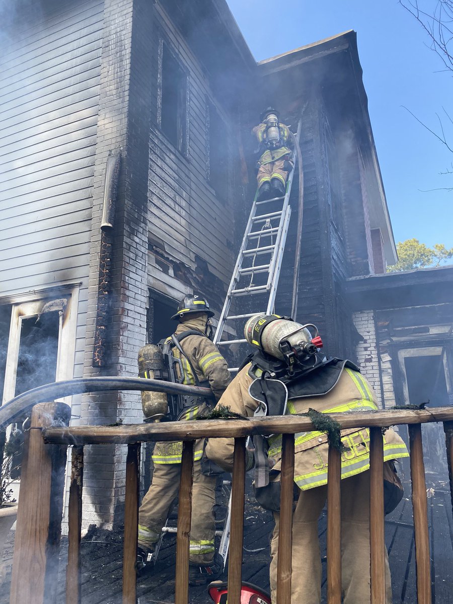 Two residents and their dogs escaped the 51st Street Fire unharmed.  Investigators are on scene working to determine a cause