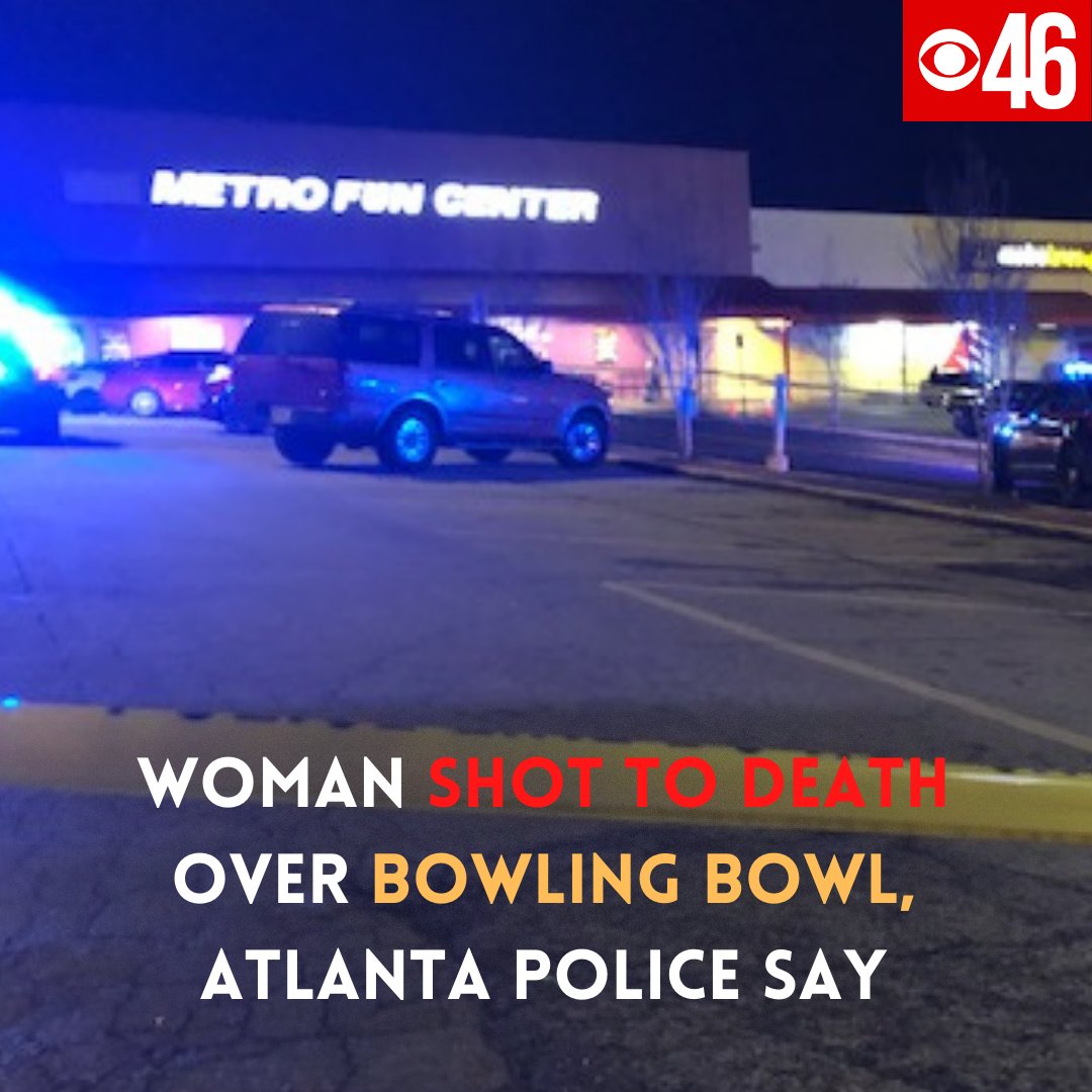 Atlanta police are looking for the man that shot and killed a 31-year-old woman after what they say was a dispute over a bowling ball