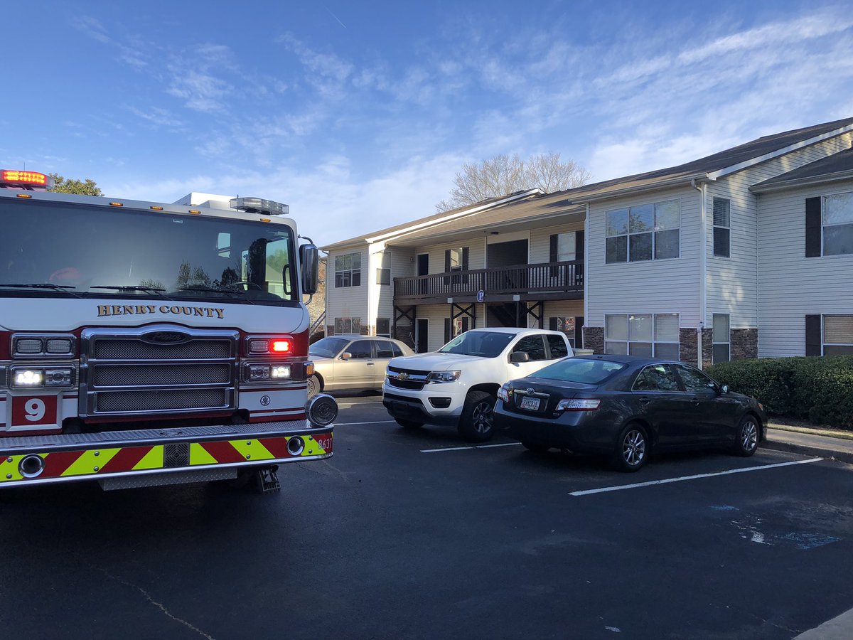 Two-alarm apartment fire displaces six families in Stockbridge, Henry County. Villas52 on N. Henry  Boulevard. 