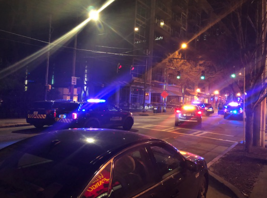 At the Dagny Apts. in Midtown this is what you missed overnight. A man was shot to death right outside the lobby. Family tells he wasn't a resident here but detectives tell that they believe this was targeted. His mom told he was married and had a son