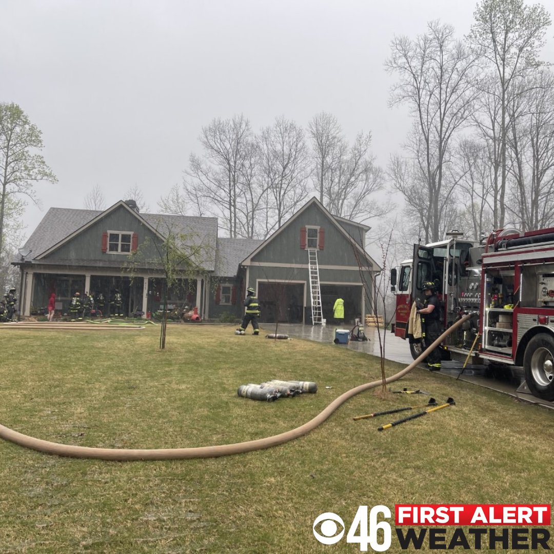 Cherokee County   Firefighters are responding to a fire caused by lightning in the 600 block of Sleepy Hollow Lane. No injuries have been reported at this time.   