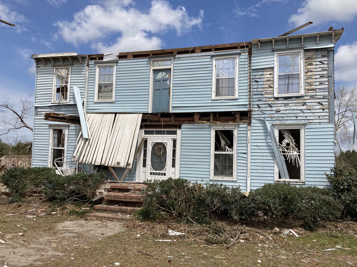 This home in Ellabell is almost 200 years old. It was completely destroyed in last week's tornado 