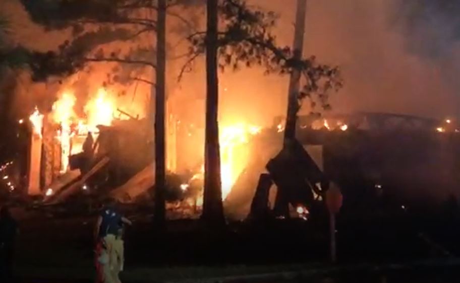 Clayton County Fire & Emergency Services crews are working to contain a large fire at The Ashford at Stoneridge Apartments on the 1000 block of Flat Shoals Road. Avoid the area