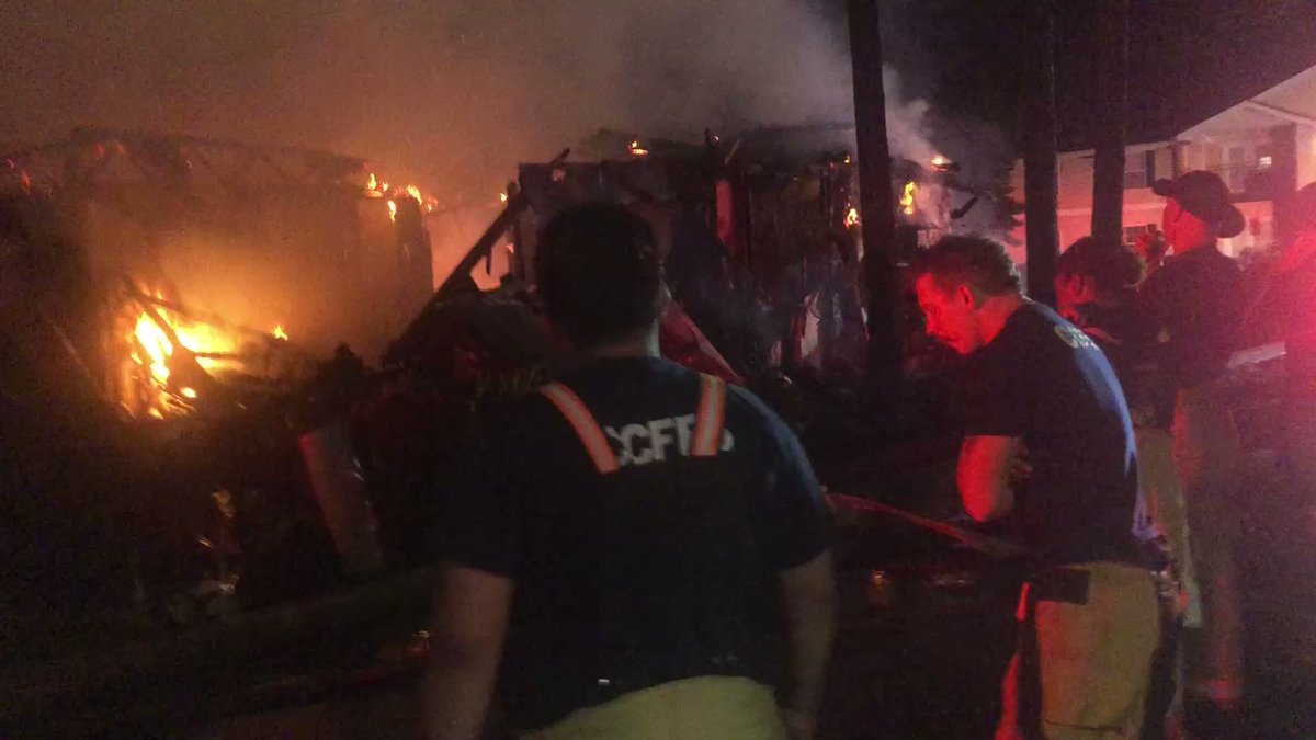 Nearly 3 hours after the first 911 call, crews are still battling a  fire at The Ashford at Stoneridge Apartments in Clayton County.