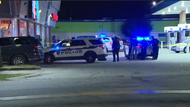 A death investigation is underway, now, outside of this store in College Park on Old National Highway.