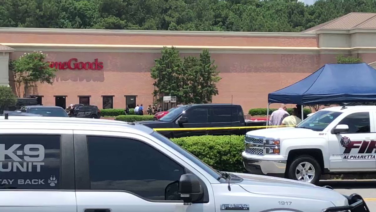 Police have arrested the disgruntled @HomeGoods employee who walked into the business on North Point Parkway in Alpharetta with a gun