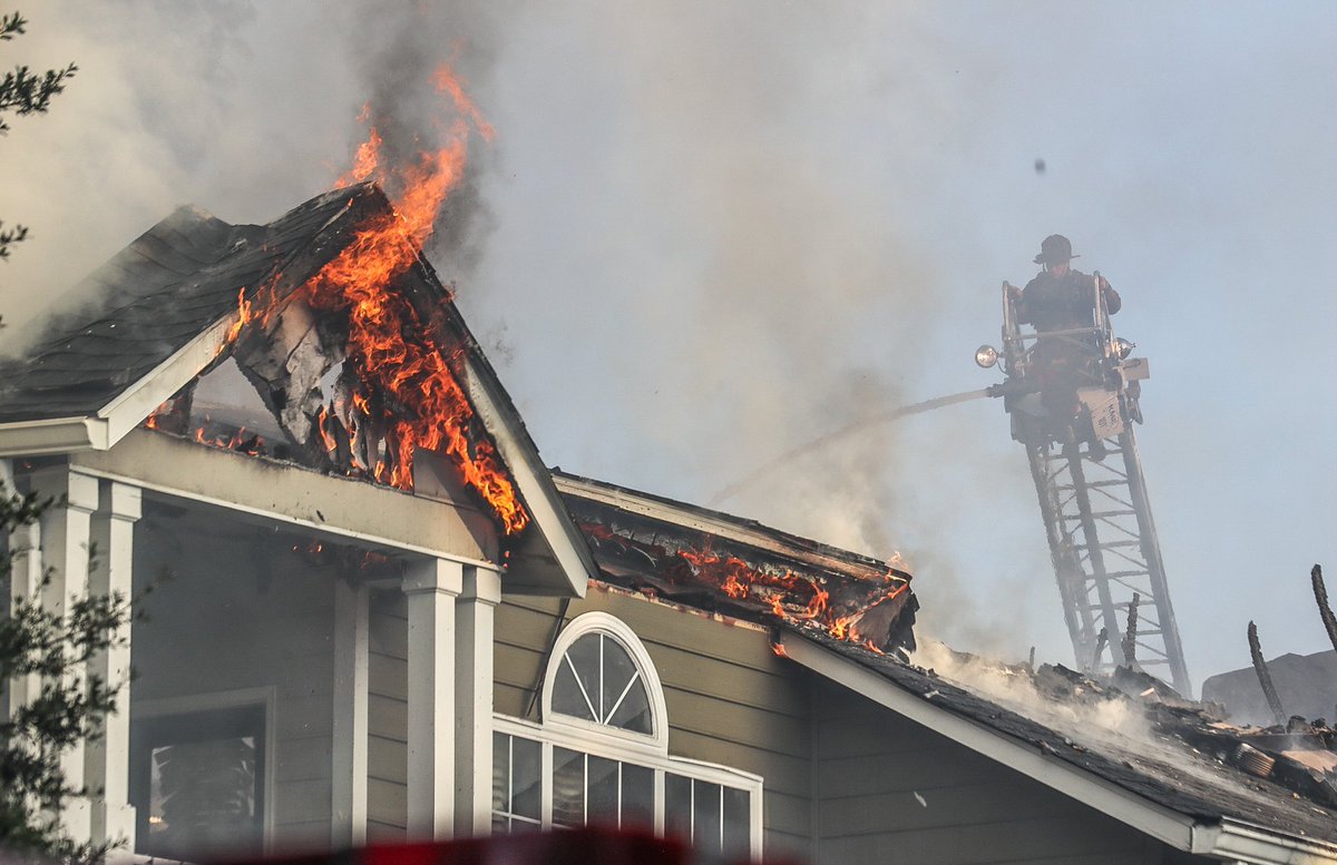 Fire at Brookhaven apartments shuts down busy road