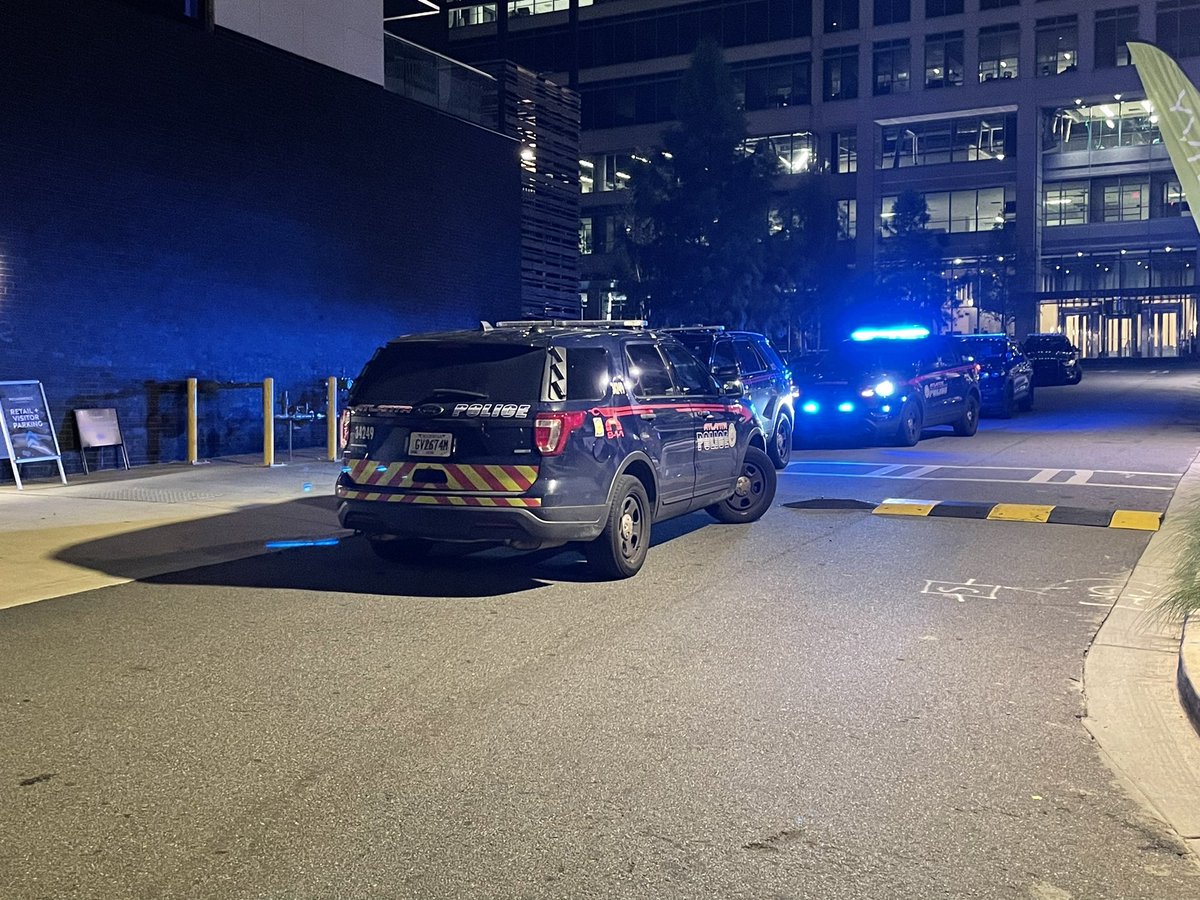 Detectives say double shooting at Buckhead apt building appears to be a drug related robbery. Deceased victim lived in the building. Injured male suspect & woman taken into custody. 