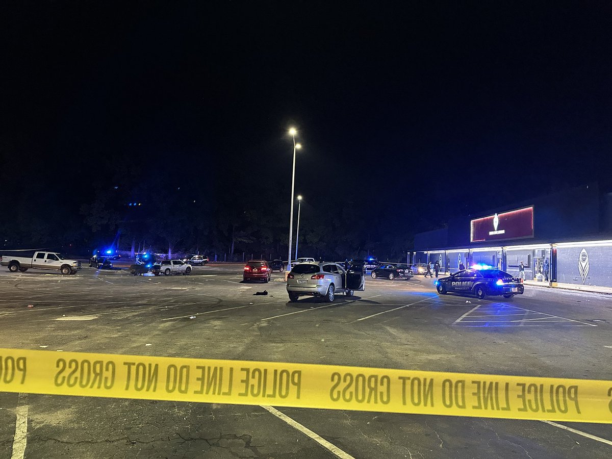 DeKalb Police on scene of shooting outside a nightclub on Glenwood Rd 