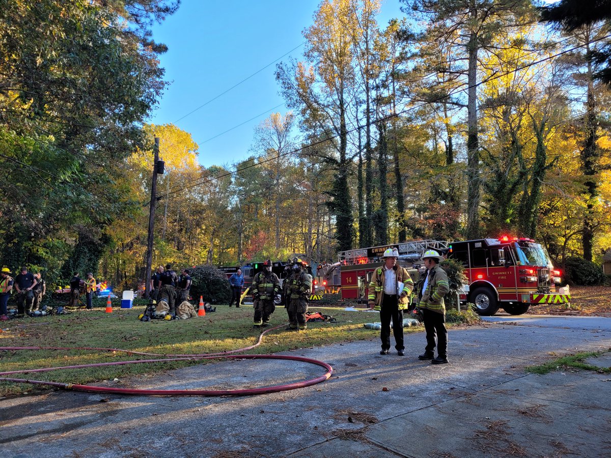 Firefighters responded this evening to a house fire in the 5000 block of Hidden Branch Drive in Sugar Hill. During the search of the home, one deceased dog was located. The fire was ruled accidental 