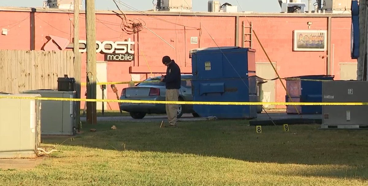 CartersvillePD and @GBI_GA investigating a officer involved shooting. Witnesses told that they think bullets shattered the front door and then a foot chase happened behind the store. The suspected was transported to the local hospital. 