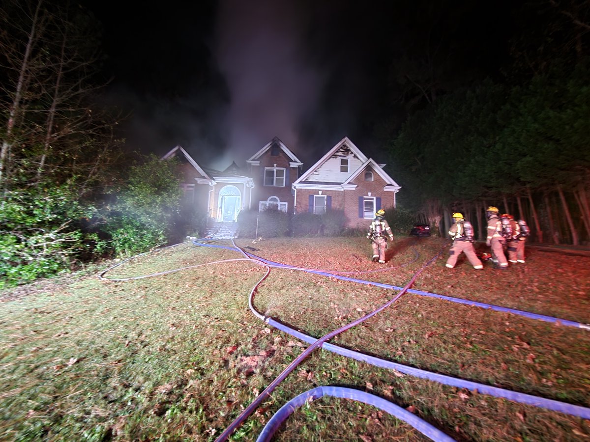 This morning our crews responded to a working house fire in Lilburn.