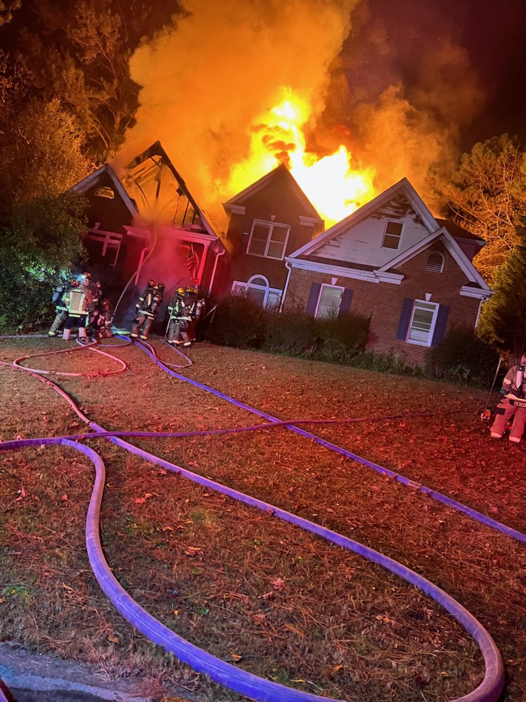 This morning our crews responded to a working house fire in Lilburn.