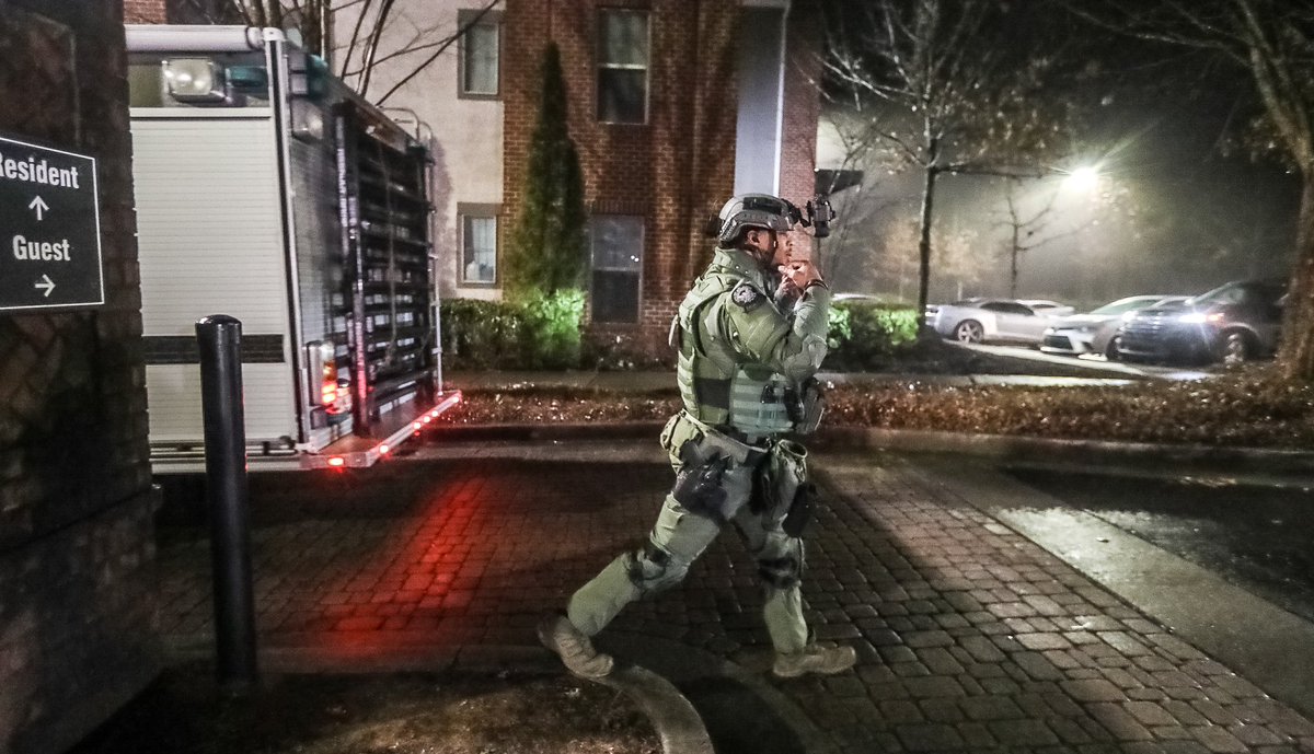SWAT takes suspect into custody after six hour standoff at SW Atlanta apartment complex. No injuries 