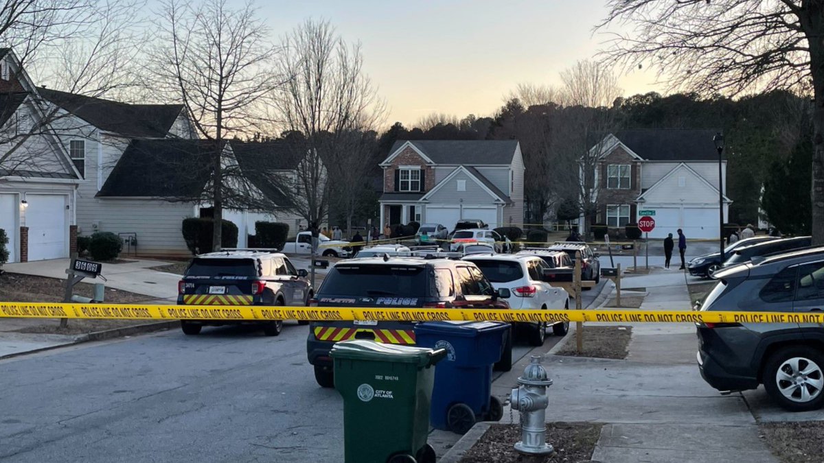A teenager is suspected of shooting a mother and killing a man yesterday afternoon in Atlanta's Princeton Lakes neighborhood.