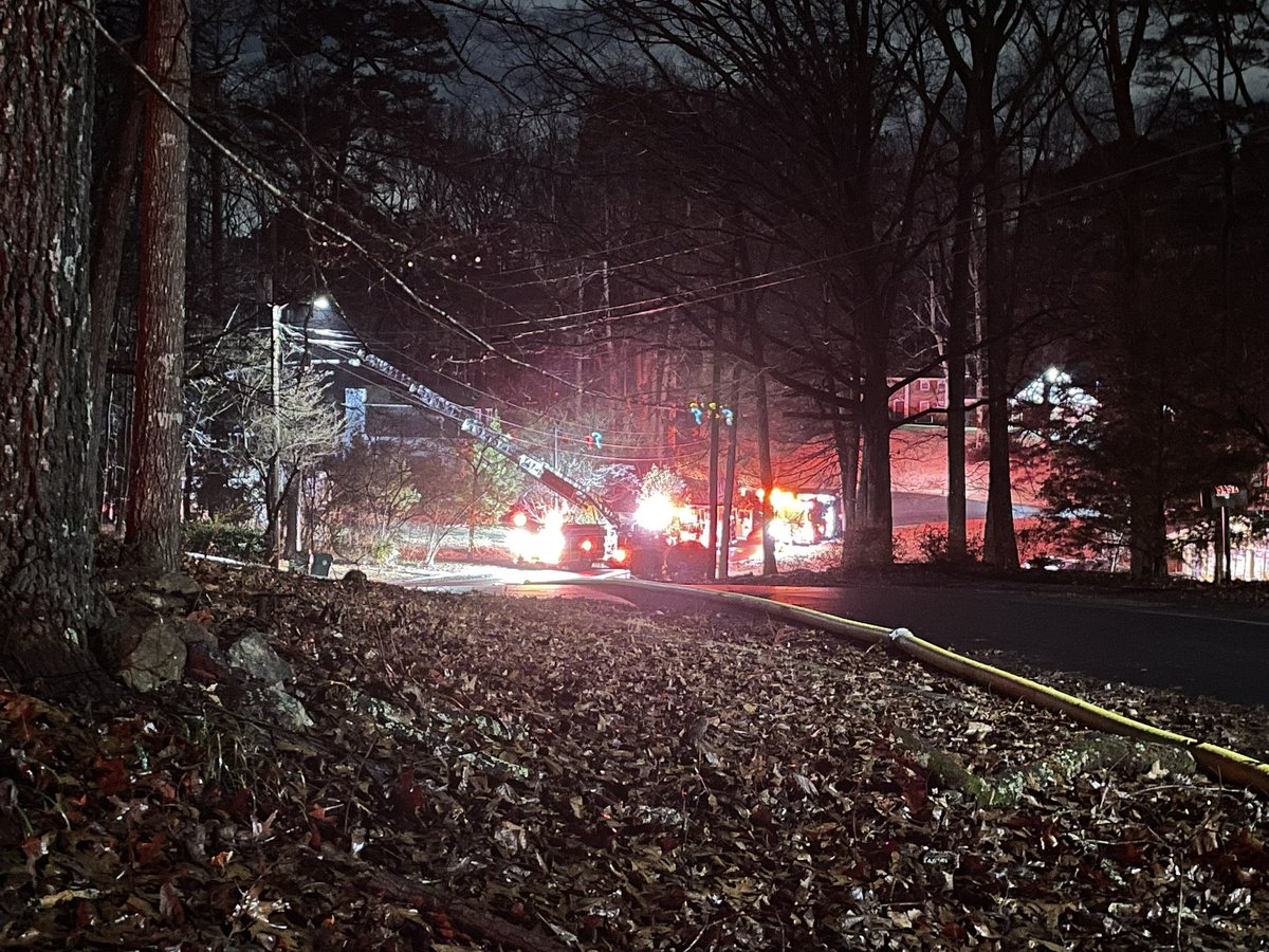 House fire on Whisperwood Trail in Stone Mtn. No one was injured here, but they currently have out the ladder truck. Earlier they responded to another house fire about 2 away. No injuries there either