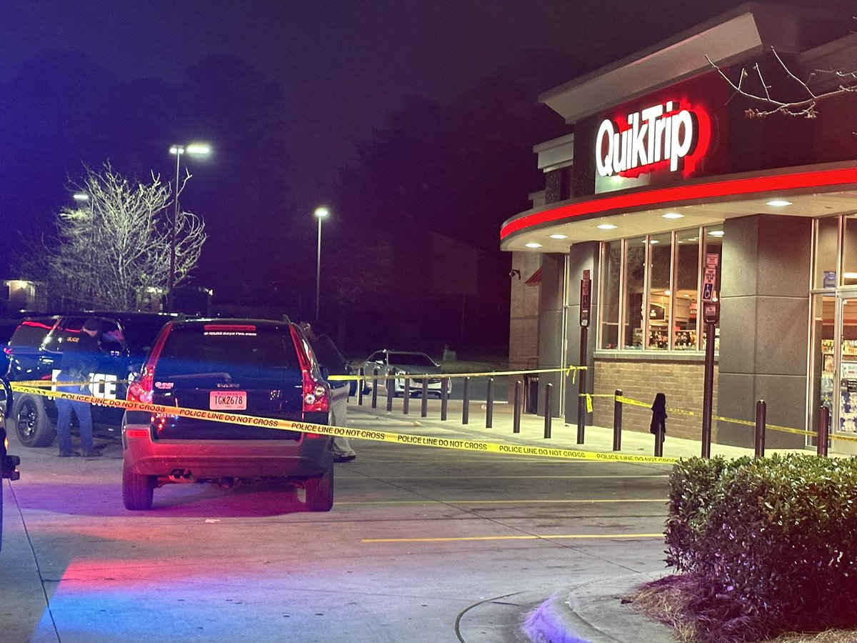 SHOOTING AT QT IN COLLEGE PARK   @ClaytonCountyPD is on scene of a shooting in 5300 block of Riverdale Rd near I-285. CSI just got on scene. Crime scene tape is wrapped around a Volvo SUV in the front of the QT