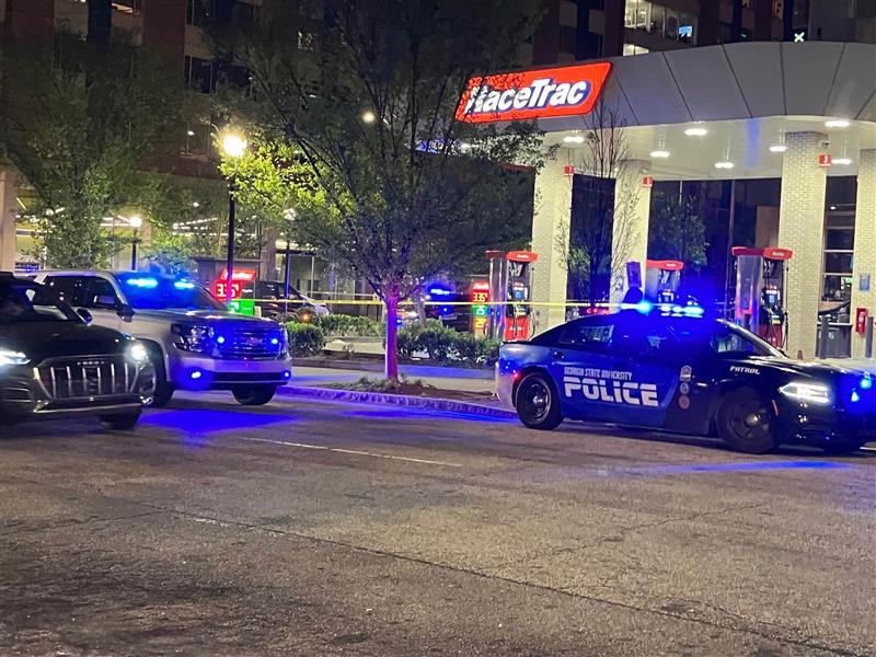 Atlanta Police are investigating after 3 people were shot downtown near Georgia State University. 