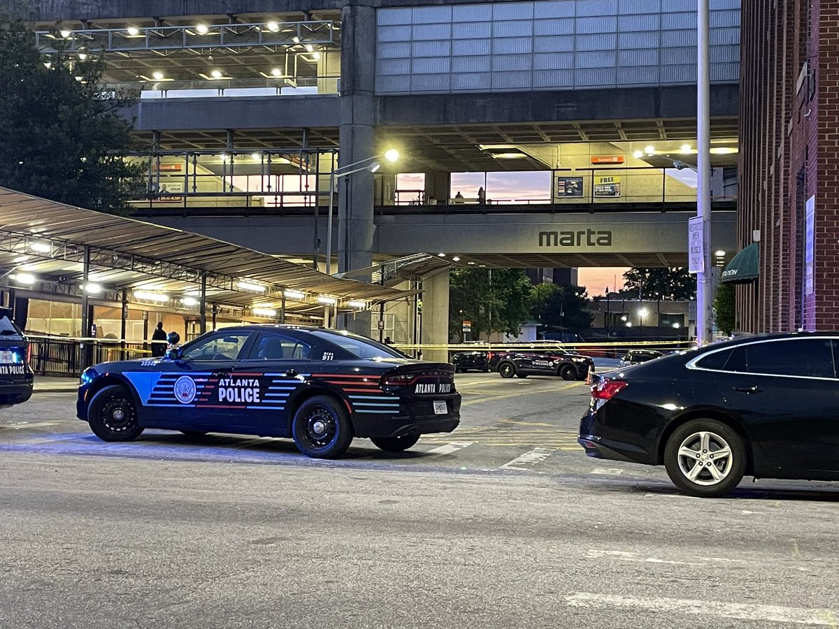 Just for an update from Atlanta Police - they confirm this is an officer involved shooting. One person was shot and is being treated at Grady Memorial Hospital. The officer was uninjured. Happened around 4:30 this morning in the area outside the bus station. GBI on scene