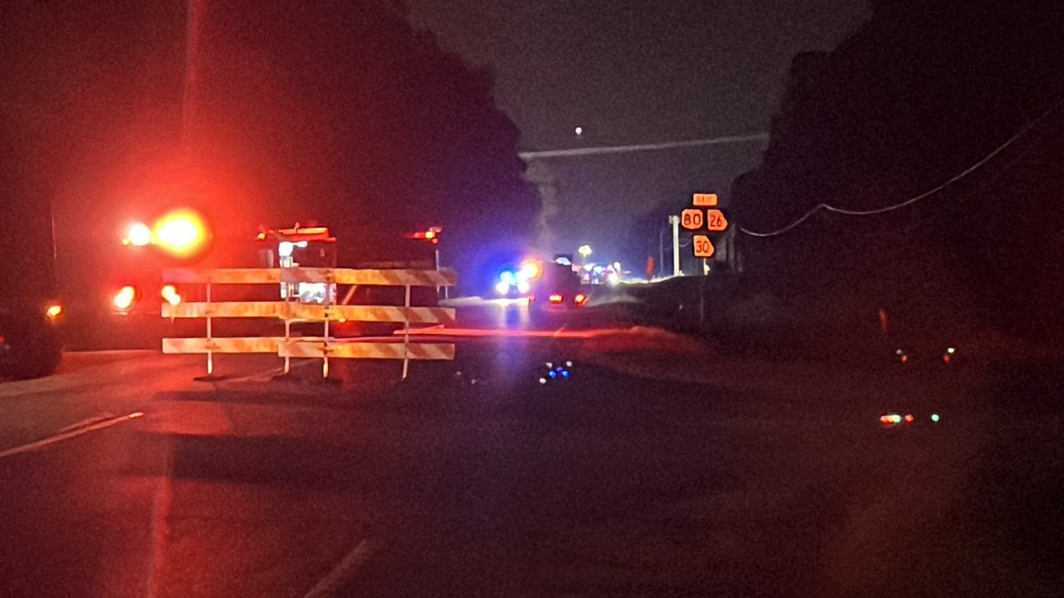 Hwy 80 at Meldrim Rd. in Effingham is closed while crews respond to a fatal crash. The sheriff&rsquo;s office says a motorcyclist died after crashing head on into another vehicle while trying to pass an 18-wheeler