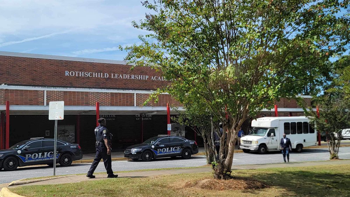 A large police presence is working a scene at Rothschild Leadership Academy on Hunt Avenue in Columbus. Stay with  for more information