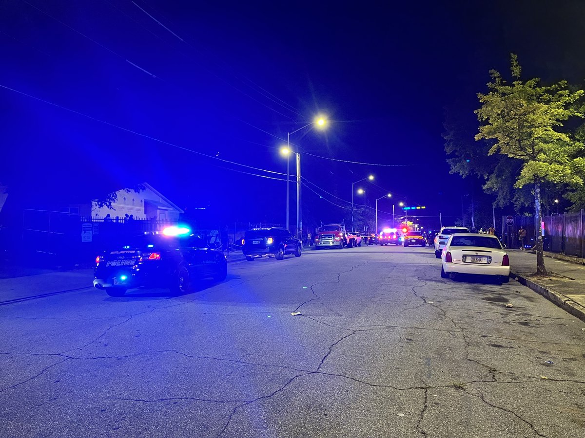 Atlanta police said multiple people were shot in the Mechanicsville neighborhood Saturday night