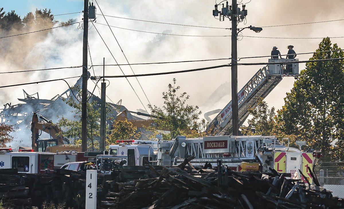 Conyers plant fire: Haze, chlorine smell likely to move toward Atlanta on Thursday 