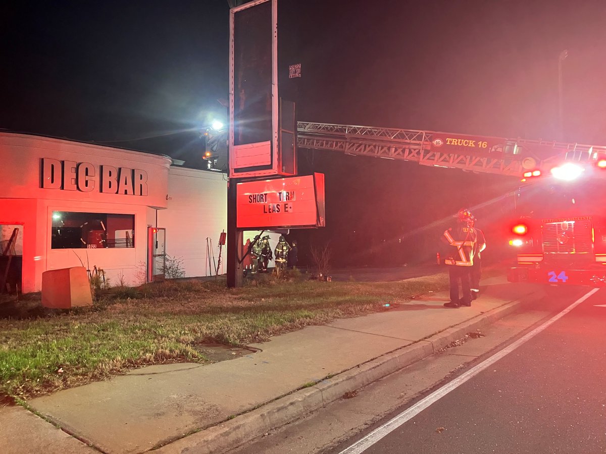 Firefighters were out early Monday morning to put out a fire at an abandoned sports bar in DeKalb County