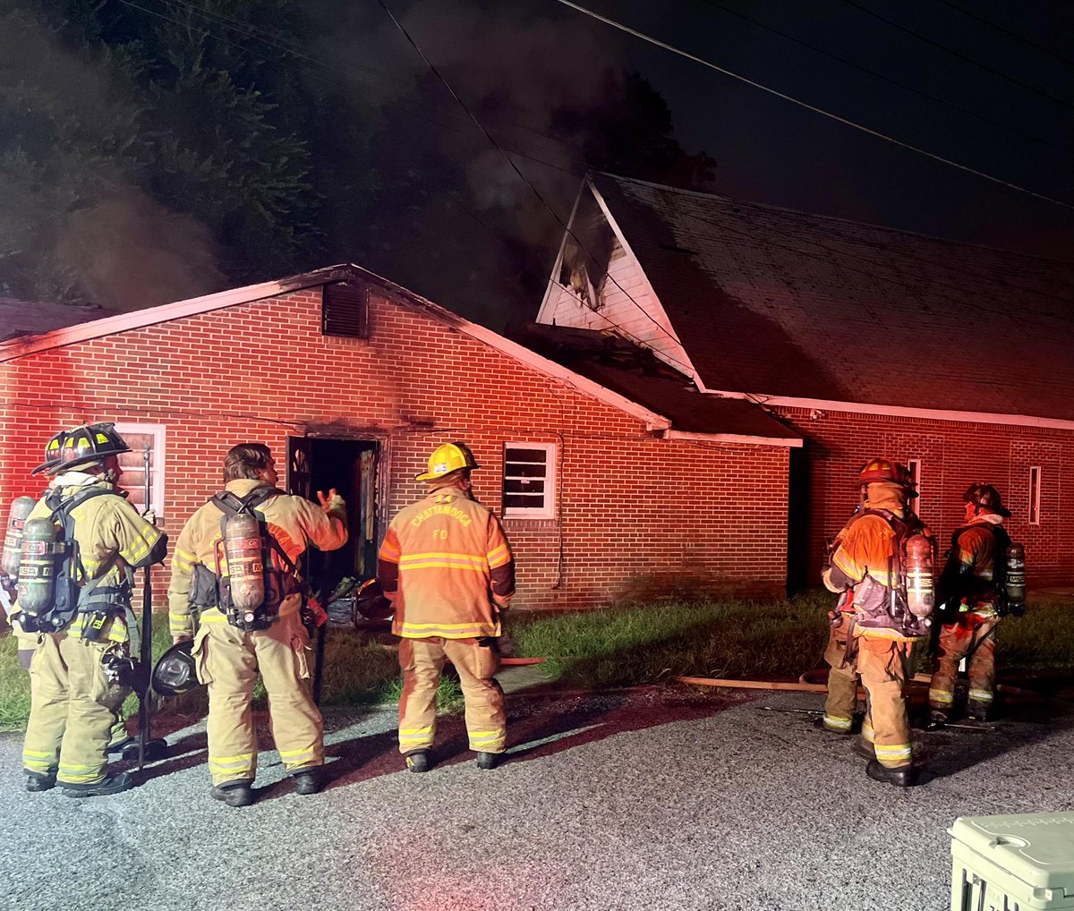 CHURCH FIRE: Firefighters made quick work of a fire at the Chattanooga Bible Way Church last night. Nobody was injured, and the cause is under investigation 