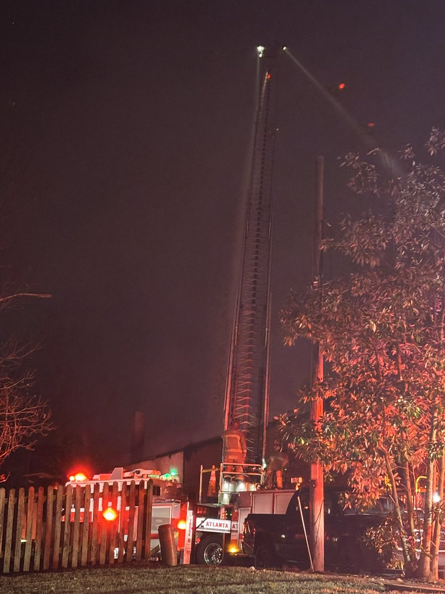 Atlanta Fire Rescue on the scene of an abandoned church fire.No injuries.AFR says crews are working on hotspots.Mayson Ave 