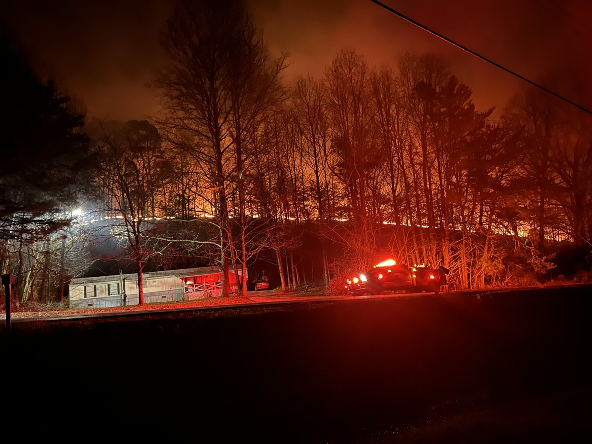 BRUSH FIRE: Fire Crews in Murray County are working to contain a large brush fire in Chatsworth