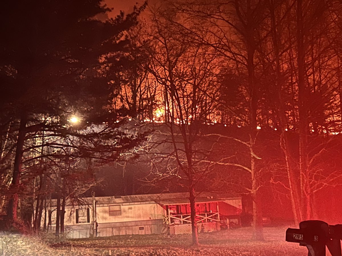 BRUSH FIRE: Fire Crews in Murray County are working to contain a large brush fire in Chatsworth