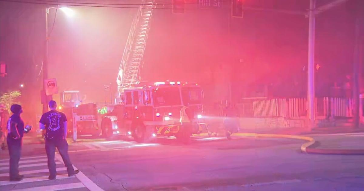 Atlanta home catches fire for the third time